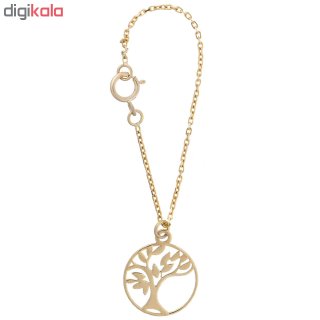 آویز ساعت طلا 18 عیار زنانه طرح درخت کد SG336 — تصویر 2 از 2