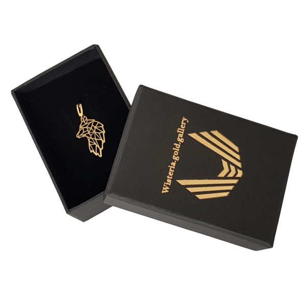 آویز گردنبند طلا 18 عیار زنانه مدل M-110 — تصویر 4 از 5
