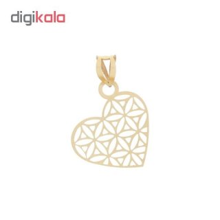 آویز گردنبند طلا 18 عیار زنانه کد DG056 — تصویر 2 از 2