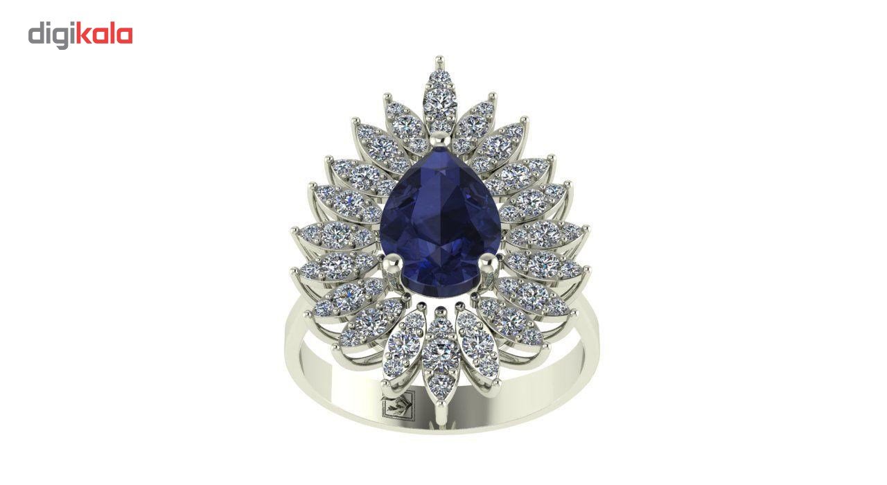 انگشتر طلا 18 عیار اونیکست مدل 1949 Sapphire — تصویر 2 از 6