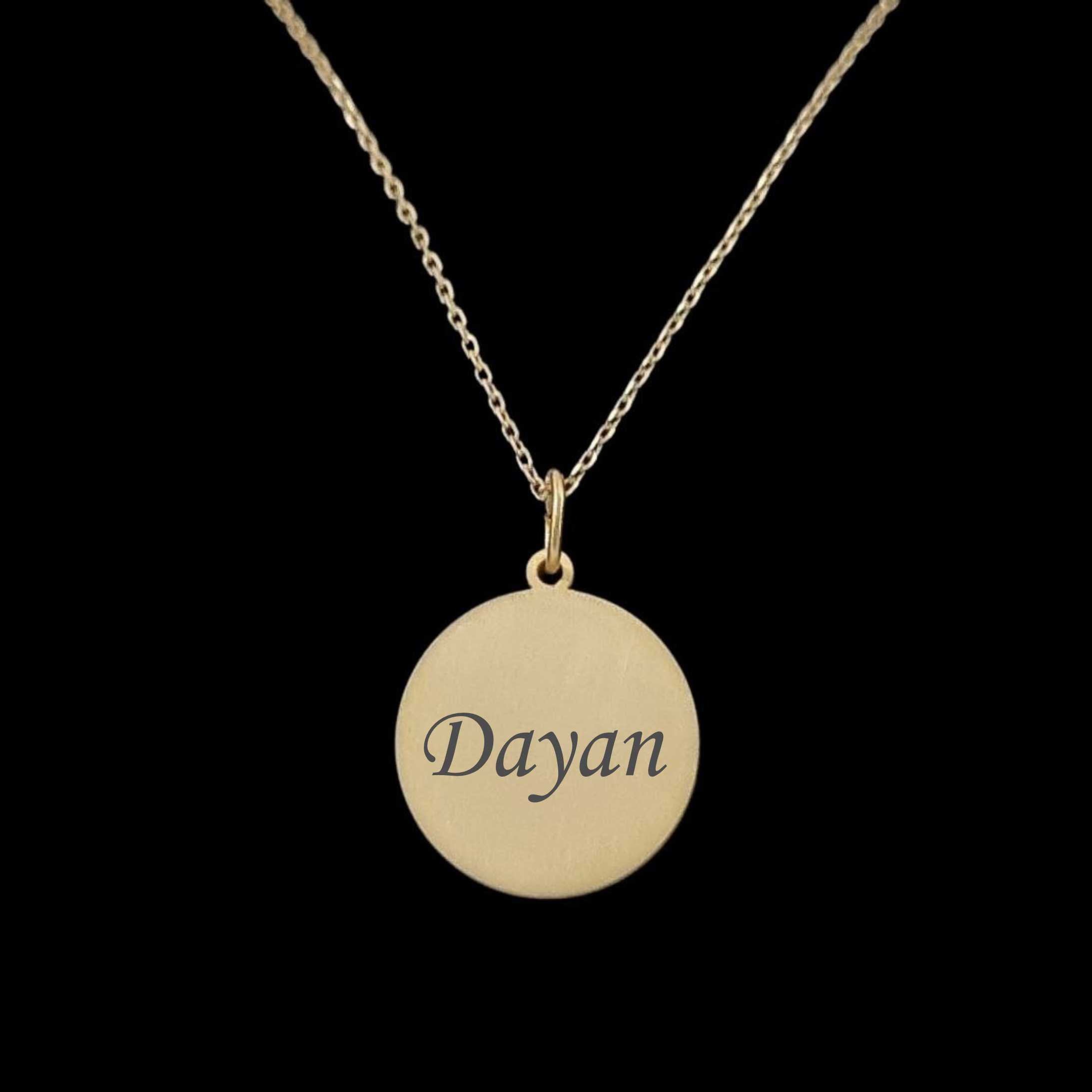 گردنبند طلا 18 عیار زنانه با زنجیر حلقه‌ای (فلامینگو) نیکان گلد مدل دایان — تصویر 1 از 3