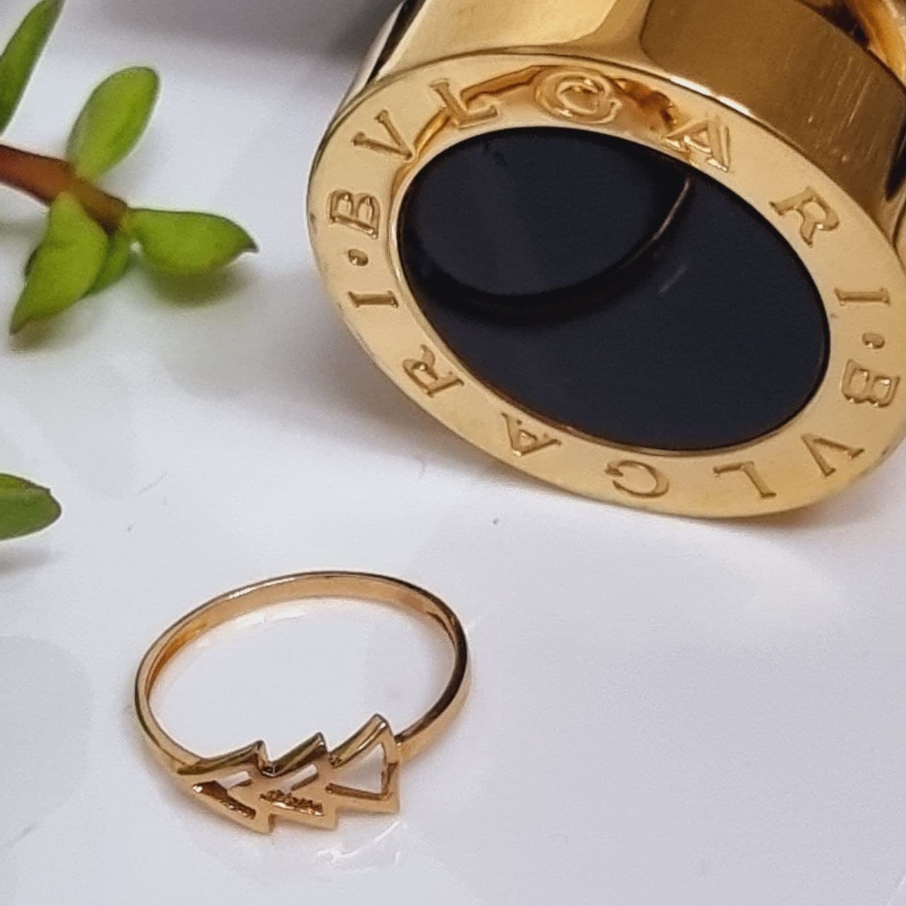 انگشتر طلا 18 عیار زنانه گالری یارطلا کد AN21-12 — تصویر 2 از 5