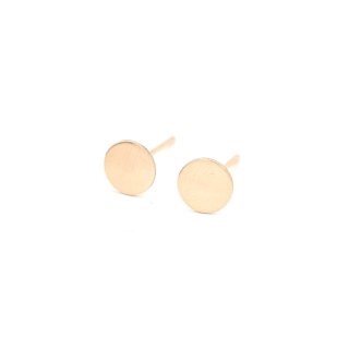 گوشواره طلا 18 عیار زنانه طرح دایره مدل GE015 — تصویر 2 از 2