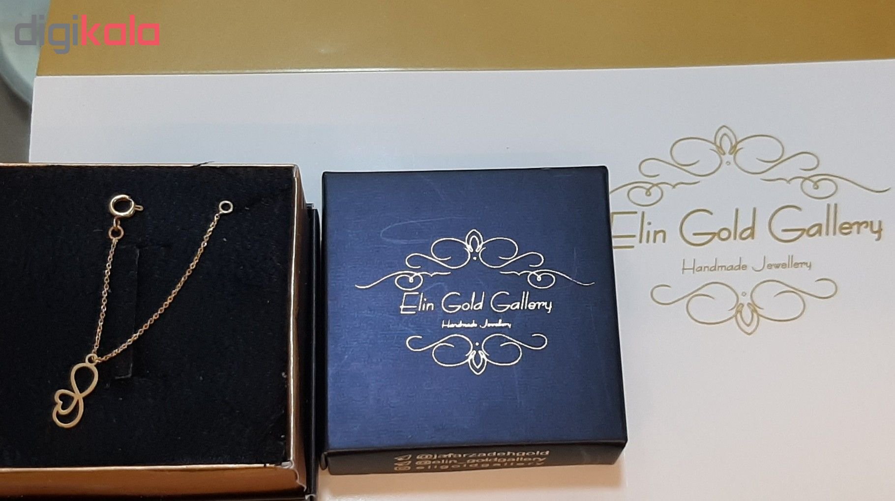 آویز ساعت طلا ۱۸ عیار زنانه الین گلد گالری مدل 4400as — تصویر 4 از 6