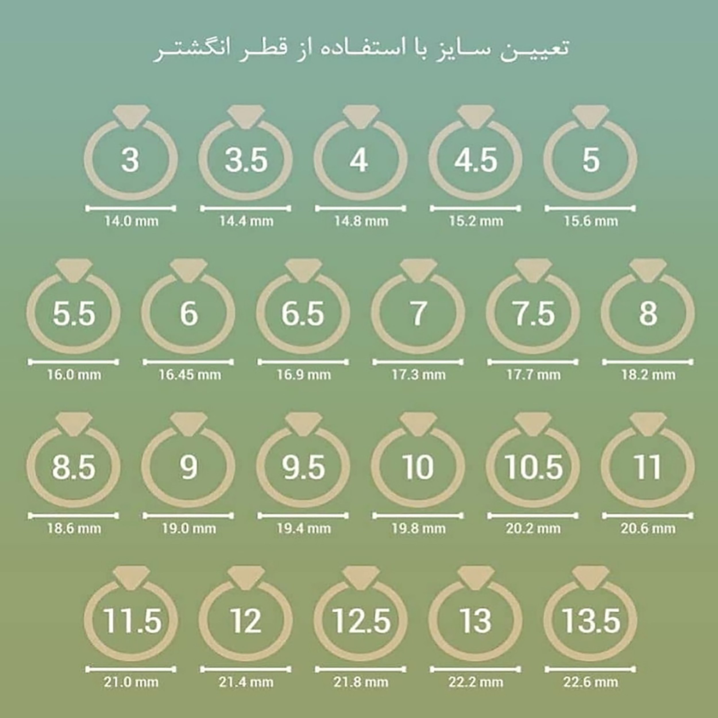 انگشتر طلا 18 عیار زنانه مدل AN02-16 — تصویر 4 از 7