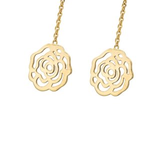 گوشواره طلا 18 عیار سپیده گالری کد SE0023 — تصویر 3 از 4