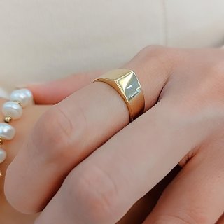 انگشتر طلا 18 عیار زنانه مدل P0059 — تصویر 2 از 2