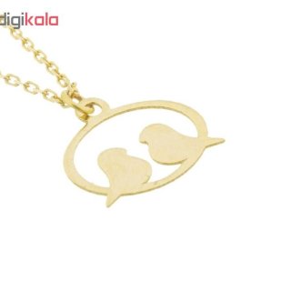 آویز ساعت طلا 18 عیار زنانه طرح پرنده کد UNW003 — تصویر 3 از 3
