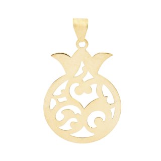 آویز گردنبند طلا 18 عیار زنانه مدل انار P365 — تصویر 2 از 2