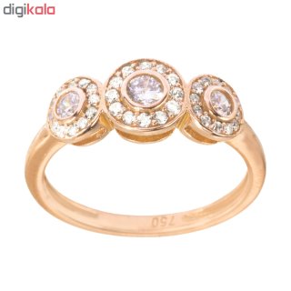 انگشتر طلا 18 عیار زنانه کد AN0181072 — تصویر 5 از 5