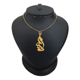 گردنبند طلا 18 عیار زنانه با زنجیر حلقه‌ای (فلامینگو) نیکان گلد مدل دلسا — تصویر 1 از 2
