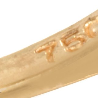 انگشتر طلا 18 عیار زنانه کد G909 — تصویر 6 از 6