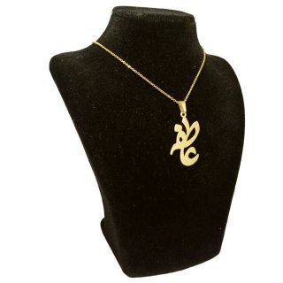 گردنبند طلا 18 عیار زنانه طرح عاطفه کد UN0011 — تصویر 3 از 3