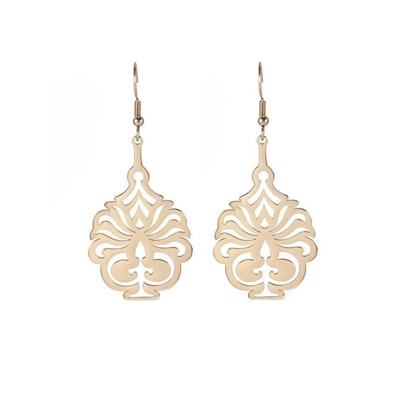 گوشواره طلا 18 عیار زنانه قیراط کد GH3679 — تصویر 1 از 4