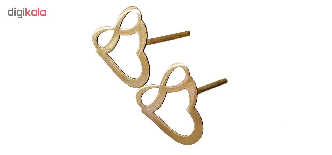 گوشواره طلا 18 عیار کانیار گالری مدل GM1 — تصویر 2 از 3