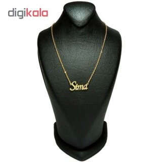 گردنبند طلا 18 عیار زنانه طرح سیما کد UN0019 — تصویر 3 از 3