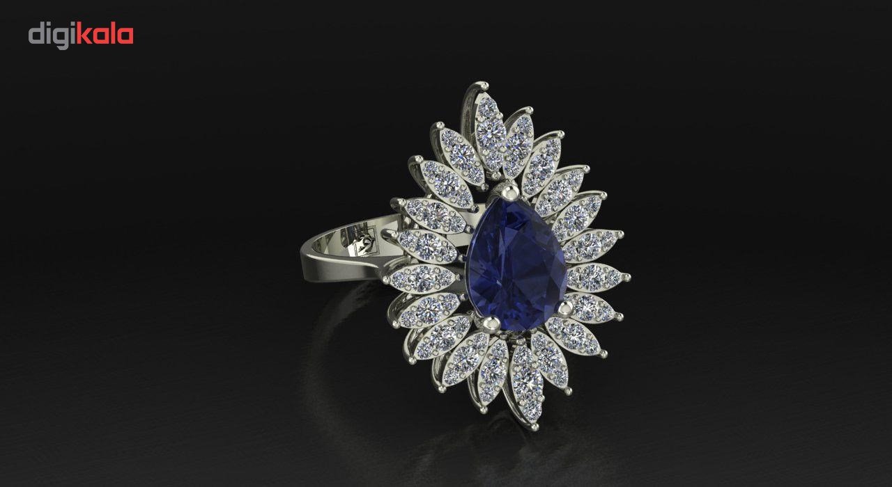 انگشتر طلا 18 عیار اونیکست مدل 1949 Sapphire — تصویر 5 از 6