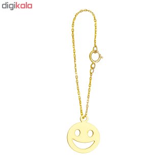 آویز ساعت طلا 18 عیار زنانه طرح ایموجی کد SG529 — تصویر 2 از 2
