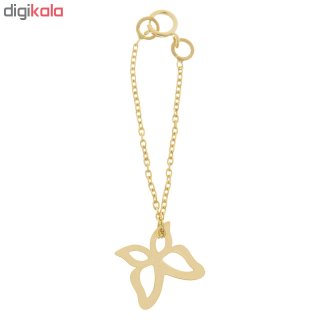 آویز ساعت طلا 18 عیار زنانه طرح پروانه کد SG500 — تصویر 2 از 2
