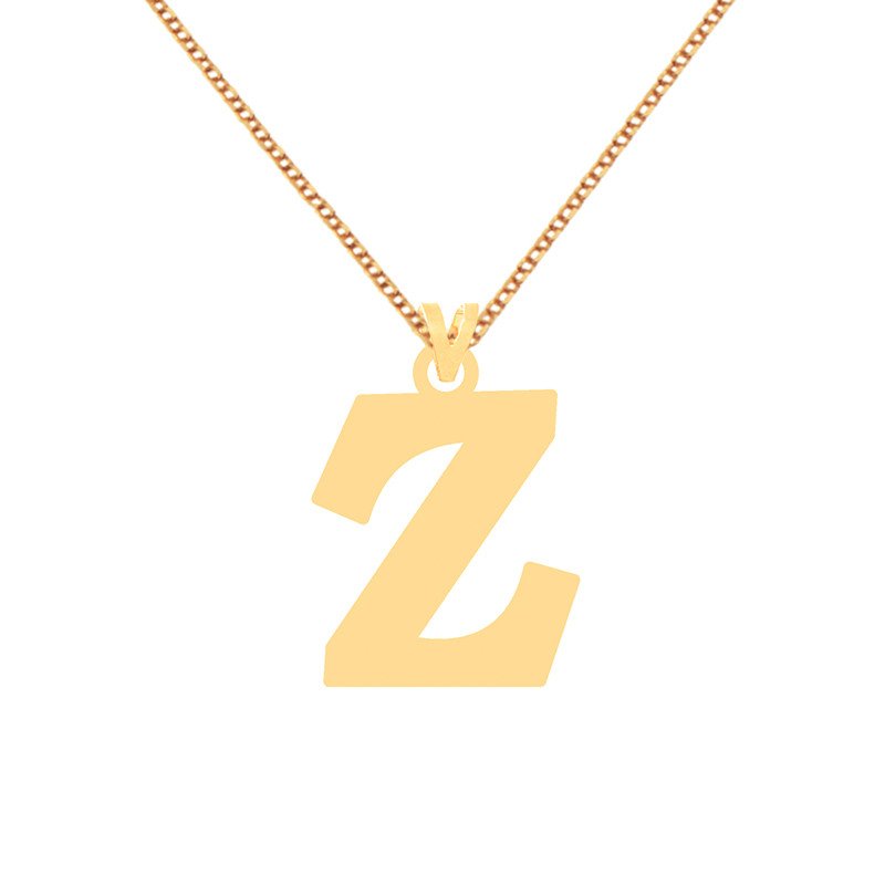 گردنبند طلا 18 عیار زنانه مدل حرف Z کد S2072 — تصویر 1 از 2