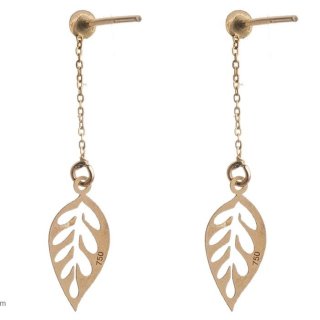 گوشواره طلا 18 عیار درنیکا مدل De5016 — تصویر 3 از 4