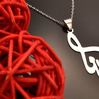 گردنبند طلا 18 عیار زنانه آرشا گالری طرح مینا کد A2429 — تصویر 2 از 3