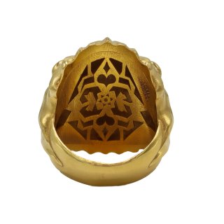 انگشتر طلا 18 عیار مردانه مدل S3 — تصویر 3 از 3