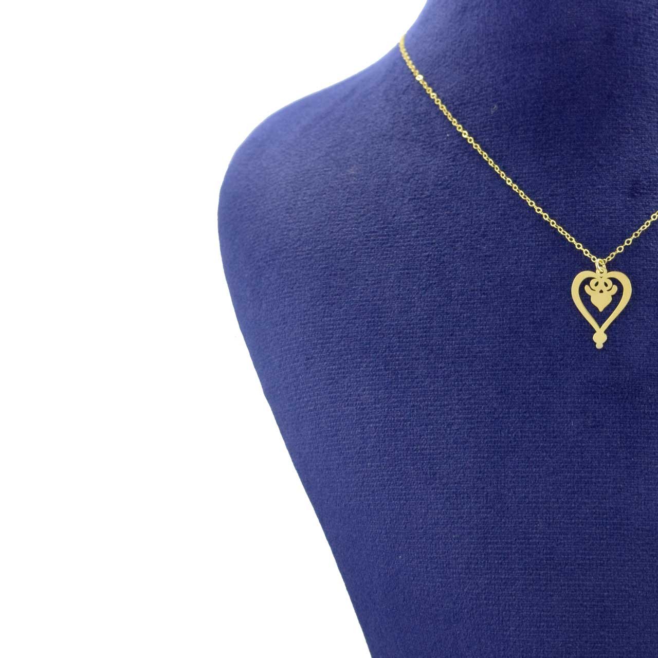 گردنبند طلا 18 عیار زنانه با زنجیر حلقه‌ای (فلامینگو) نیکان گلد مدل NK 5689 — تصویر 2 از 3
