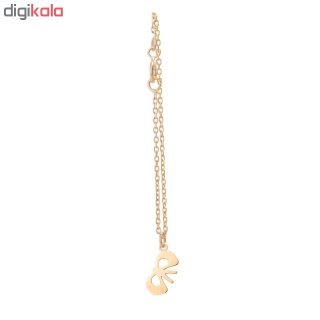 آویز ساعت طلا 18 عیار زنانه طرح پروانه کد SG533 — تصویر 2 از 2