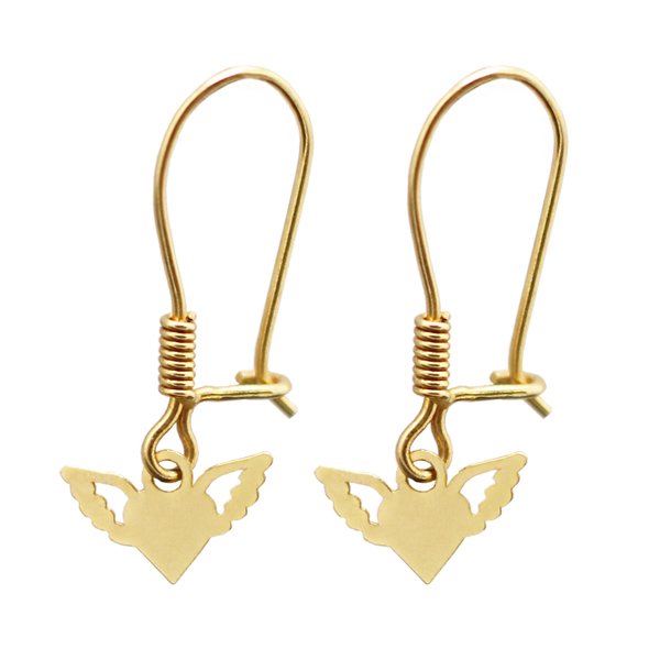 گوشواره طلا 18 عیار زنانه گالری مرجان مدل 1053 — تصویر 1 از 3
