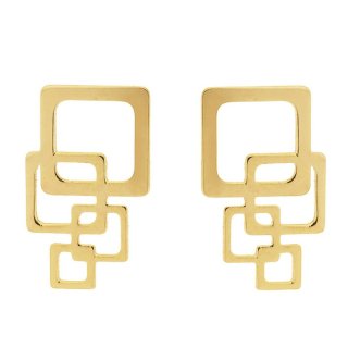 گوشواره طلا 18 عیار زنانه مدل E7840 — تصویر 2 از 2