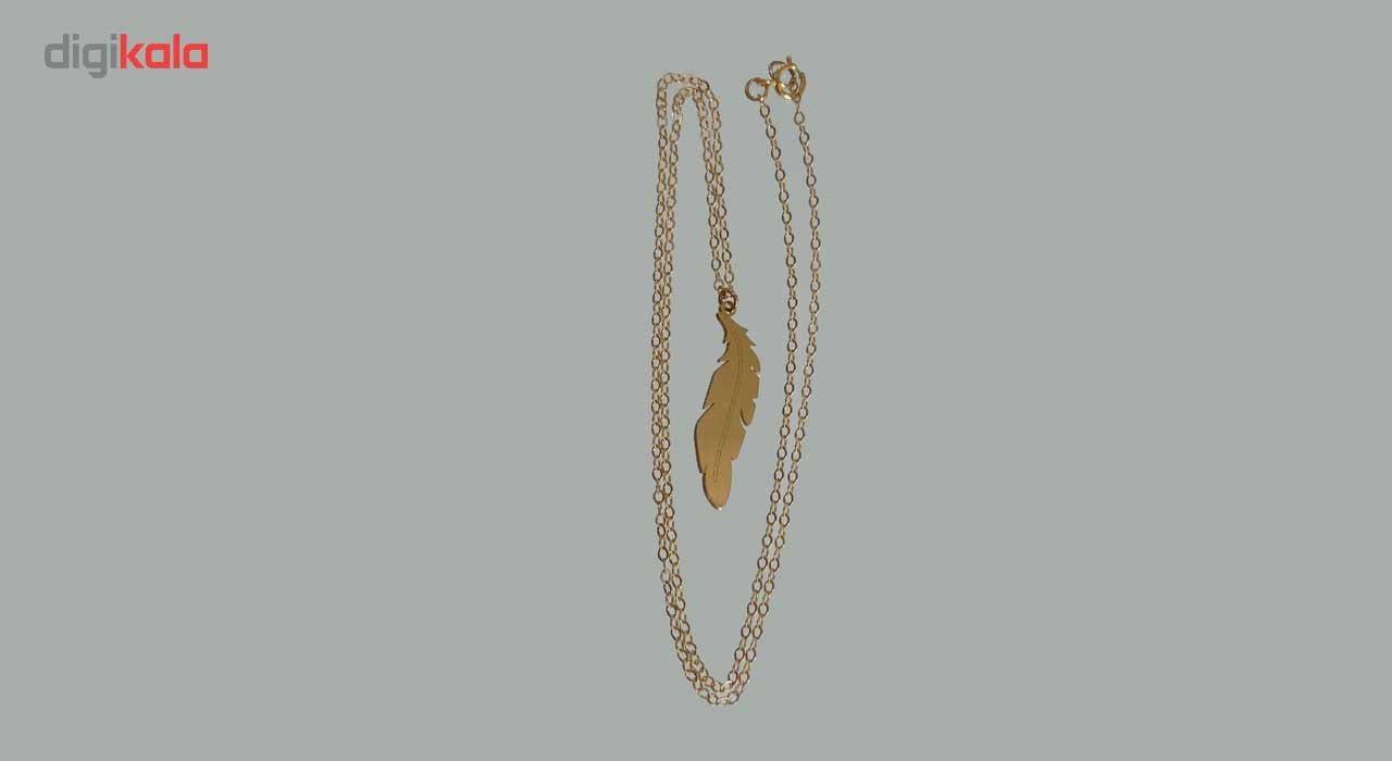 گردنبند طلا 18عیار گالری طلای کانیار مدل M803 — تصویر 2 از 5