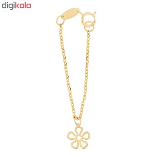 آویز ساعت طلا 18 عیار زنانه طرح گل کد SG532 — تصویر 2 از 2