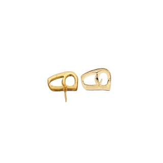 گوشواره طلا 18 عیار زنانه مدل ه کد Es5116 — تصویر 3 از 3