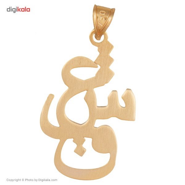 آویز گردنبند طلا 18 عیار زنانه رزا مدل N004 — تصویر 2 از 3