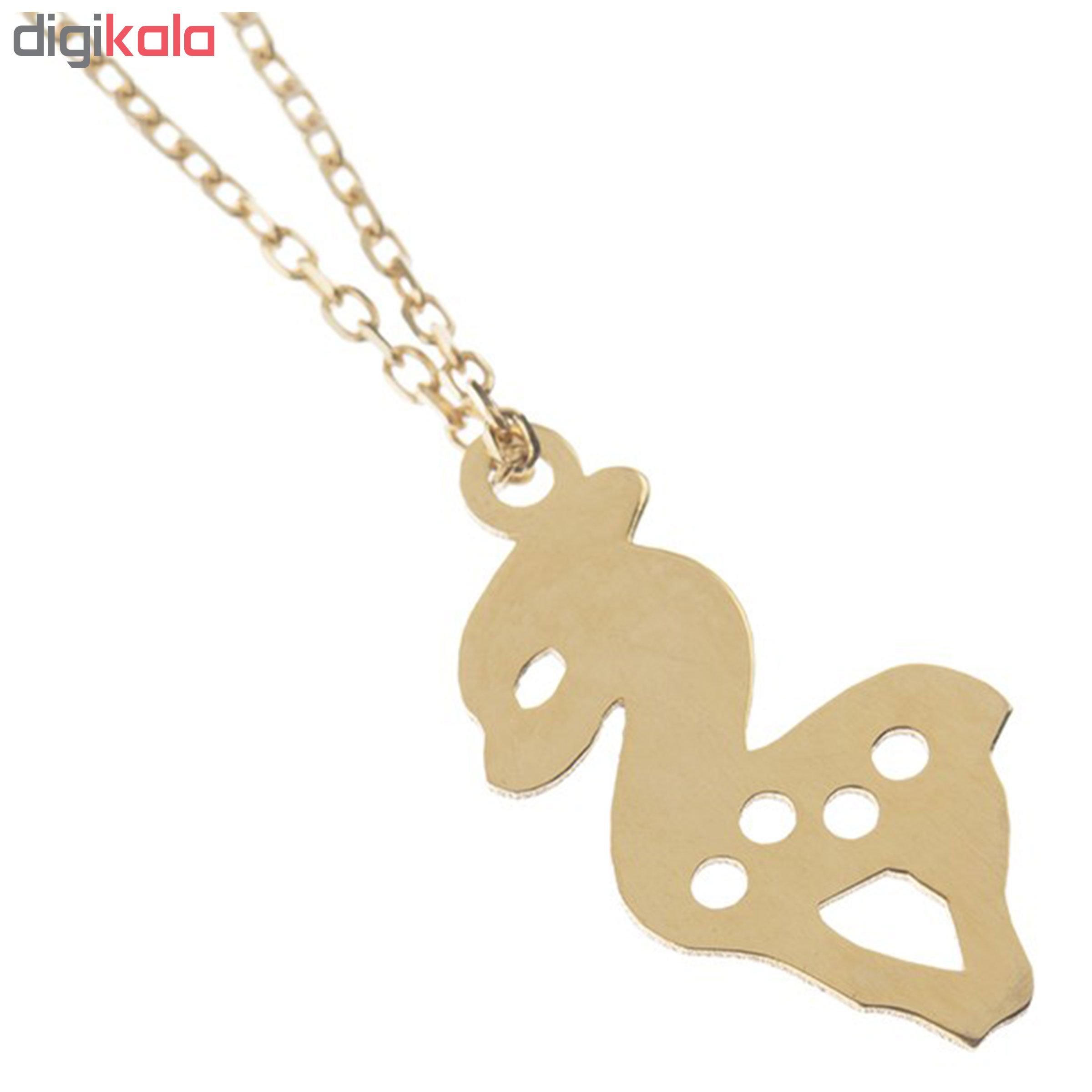آویز ساعت طلا 18 عیار کد SG147 — تصویر 3 از 4