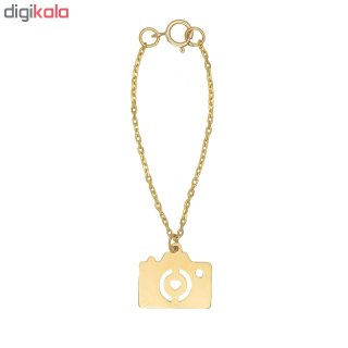 آویز ساعت طلا 18 عیار زنانه طرح دوربین عکاسی کد SG506 — تصویر 2 از 2