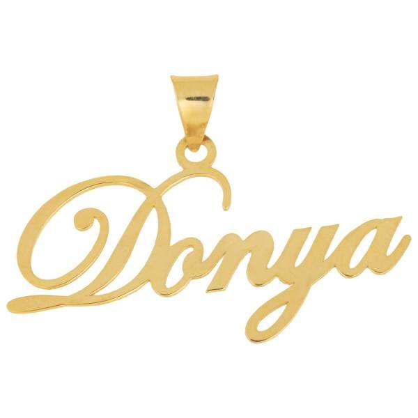 آویز گردنبند طلا 18 عیار زنانه کد UN0219 — تصویر 1 از 1