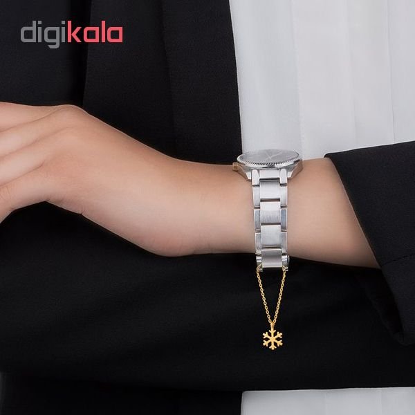 آویز ساعت طلا 18 عیار نیکان زر مدل GA102 — تصویر 2 از 3