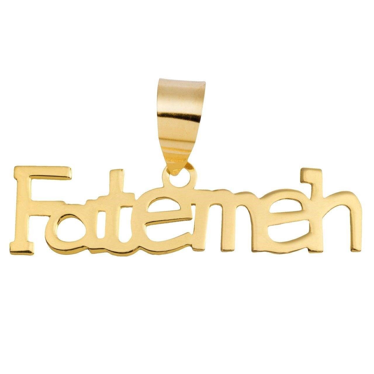 آویز گردنبند طلا 18 عیار زنانه نیکان گلد طرح Fateme — تصویر 1 از 2