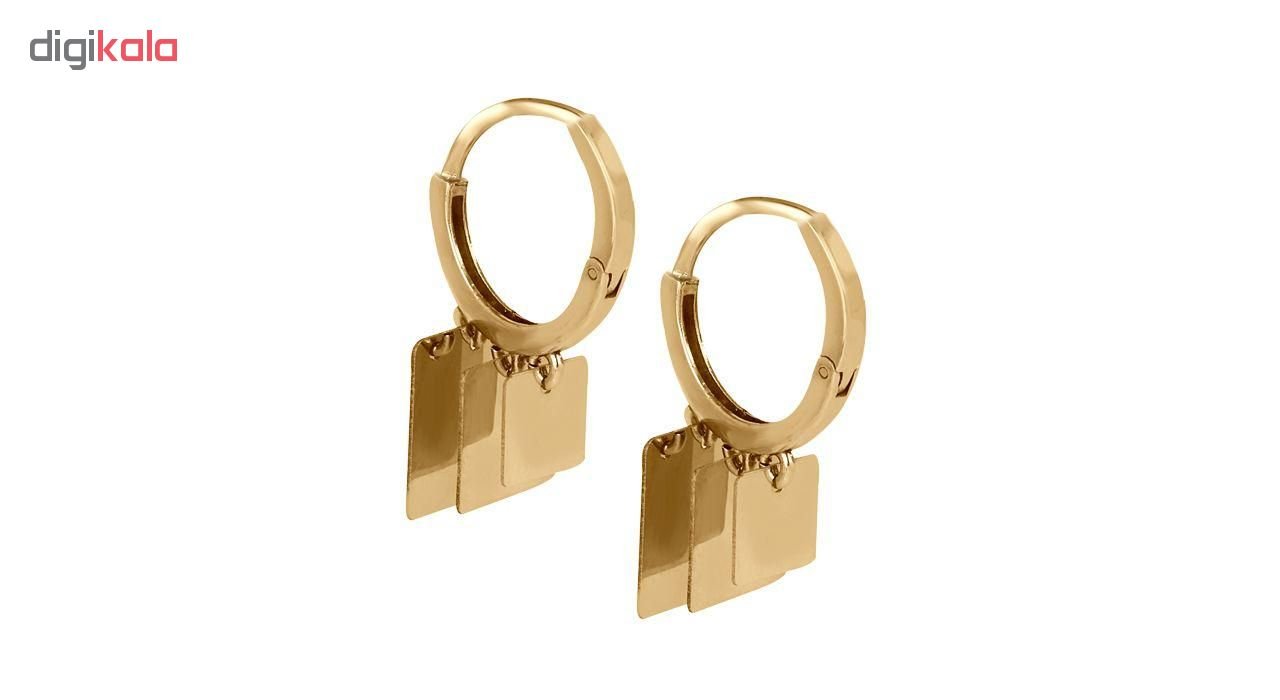 گوشواره طلا 18 عیار گالری مرجان کد 0883 — تصویر 2 از 4