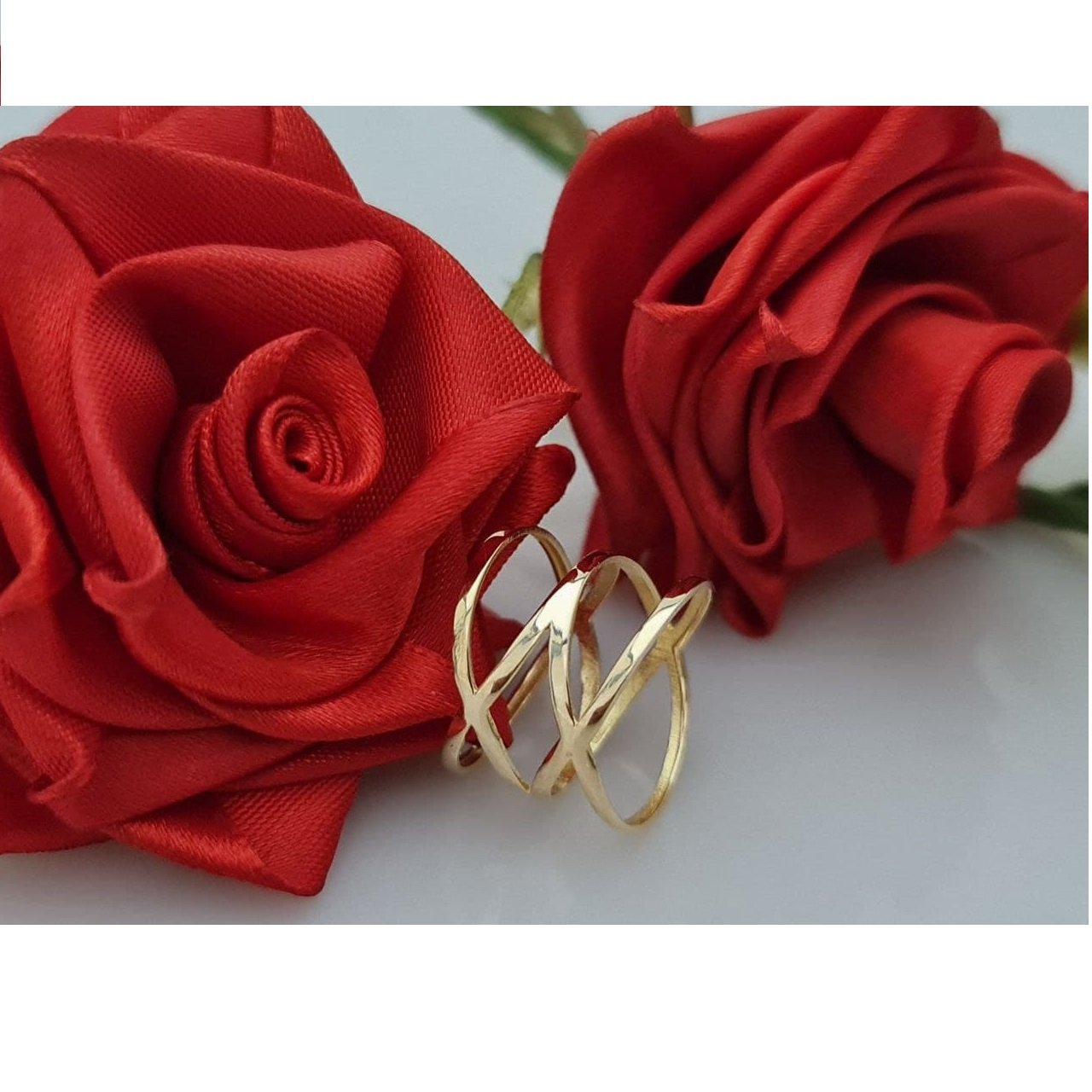انگشتر طلا 18 عیار زنانه گالری یارطلا کد AN10 — تصویر 2 از 8