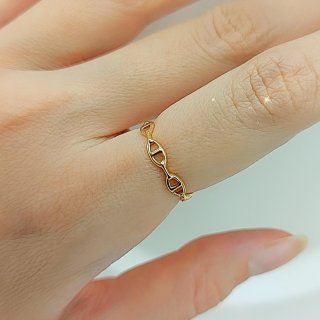 انگشتر طلا 18 عیار زنانه مدل P0065 — تصویر 2 از 2