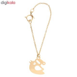آویز ساعت طلا 18 عیار زنانه طرح پرنده کد SG518 — تصویر 2 از 2