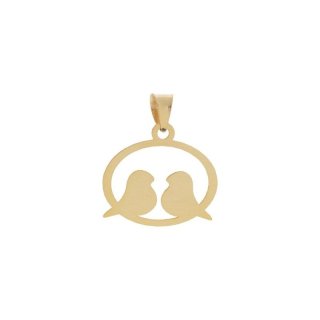 نیم ست طلا 18 عیار زنانه مدل پرنده کد GH6356 — تصویر 5 از 5
