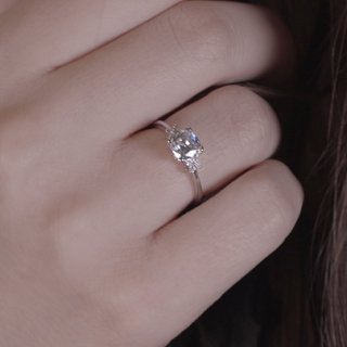 انگشتر طلا 18 عیار زنانه مدل FL 01114 — تصویر 3 از 3