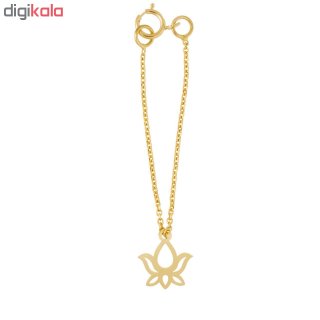آویز ساعت طلا 18 عیار زنانه طرح گل کد SG528 — تصویر 2 از 2