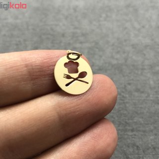 آویز طلا 18 عیار طرح سرآشپز مدل G108 — تصویر 4 از 4