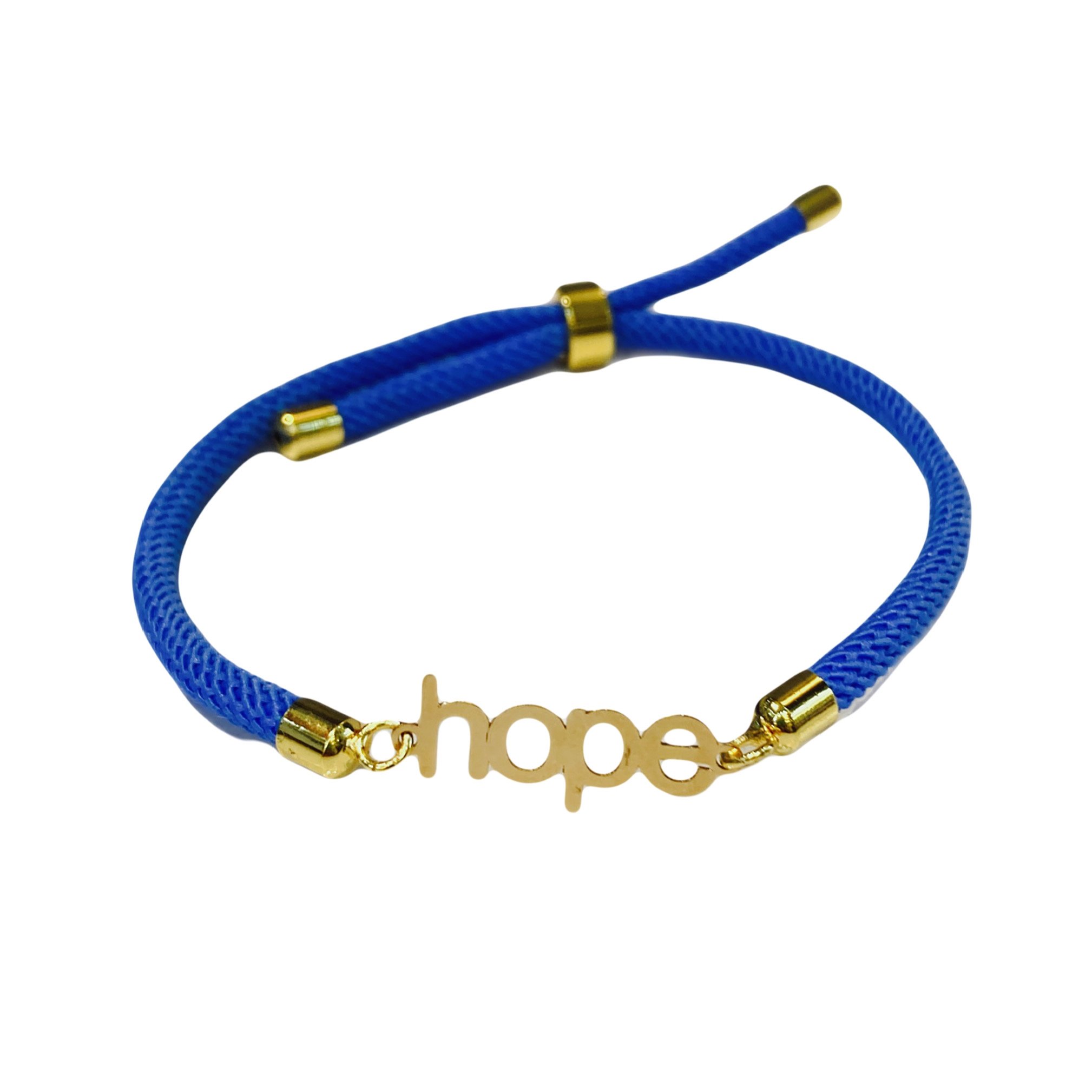 دستبند طلا 18 عیار زنانه مدل آسانسوری HOPE — تصویر 1 از 2