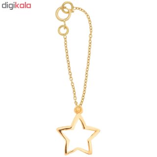 آویز ساعت طلا 18 عیار زنانه طرح ستاره کد SG329 — تصویر 2 از 2
